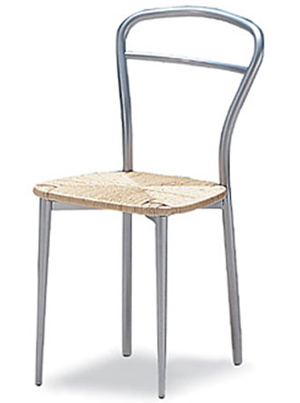 Metalen houten stoelen